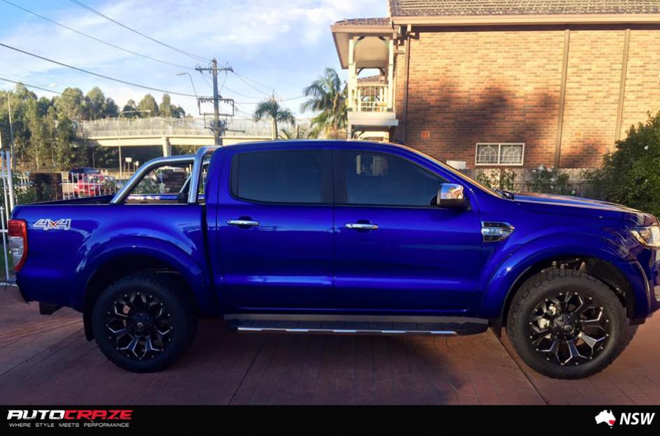FORD RANGER ASSAULT GLOSS BLACK MILLED ACCENTS